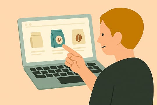 コーヒーを選ぶ